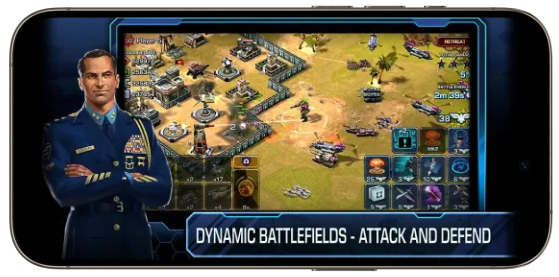 Empires and Allies Screenshot in a device mockup