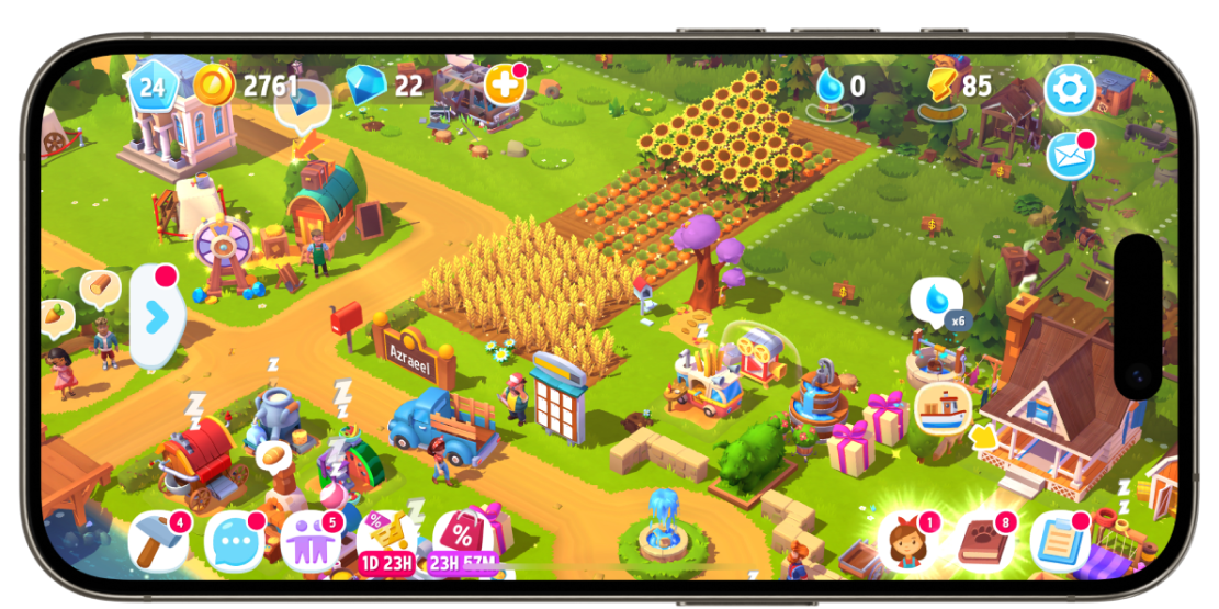 farmville3 Screenshot in a device mockup