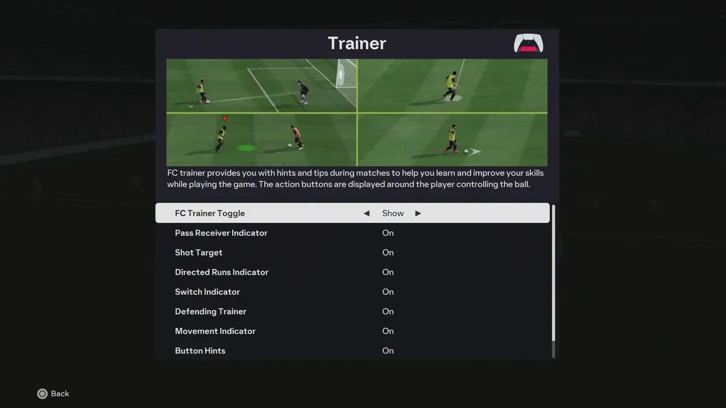 Trainer mode in FC 26