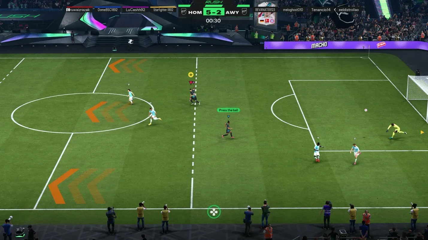 Directional chevrons in FC 26